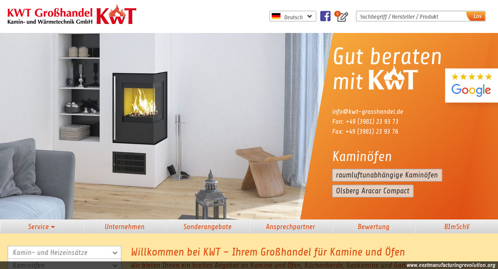 KWT Großhandel Kamin- und Wärmetechnik GmbH